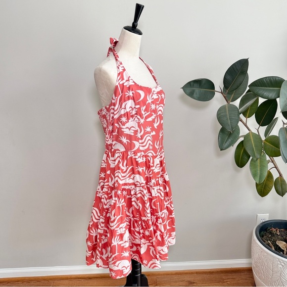 Anthropologie Celandine Daniella Manini Halter Full Skirt Dress - Picture 7 of 11